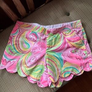 Lilly Pulitzer Pink and Green Butter cup short